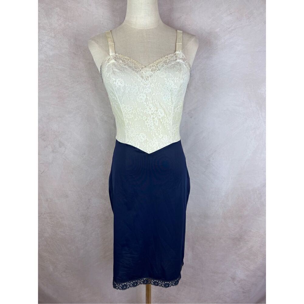 Vintage 1960s Two Toned Slip Dress